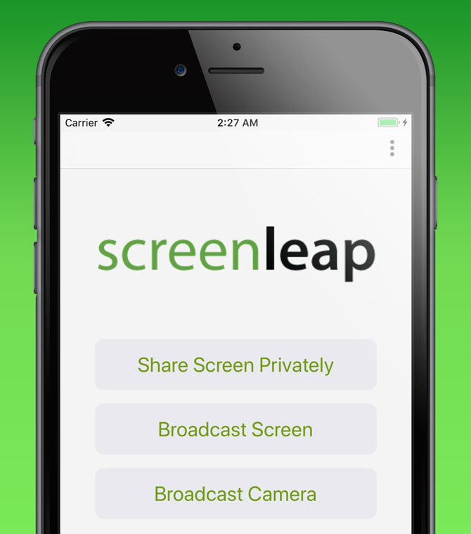 screenshare lg iphone