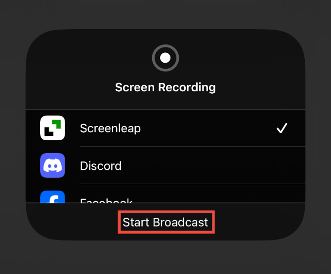 Screenleap for iOS app